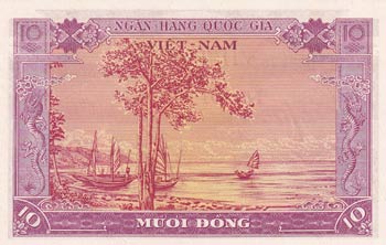 South Viet Nam, 10 Dông, 1955, ... 