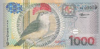 Suriname, 1.000 Gulden, 2000, UNC, ... 