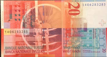 Switzerland, 20 Francs, 2014, UNC, ... 