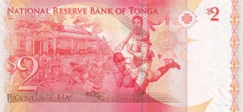 Tonga, 2 Paanga, 2008, UNC, p38