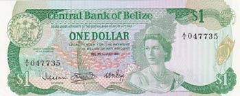 Belize, 1 Dollar, 1983, UNC, p46a