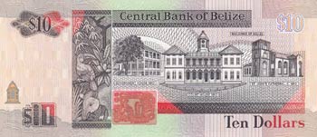 Belize, 10 Dollars, 1990, UNC, p54a