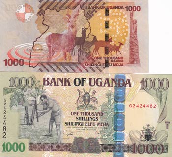 Uganda, 1.000 Shillings, ... 