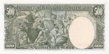 Uruguay, 500 Pesos, 1939, AUNC(-), ... 
