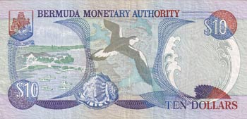 Bermuda, 10 Dollars, 2000, VF, p52a