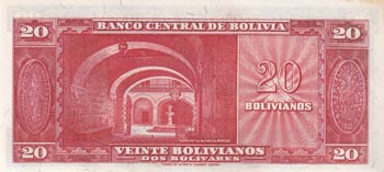 Bolivia, 20 Bolivianos, 1945, UNC, ... 