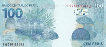 Brazil, 100 Reais, 2010, UNC, p257