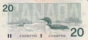 Canada, 20 Dollars, 1991, XF(-), ... 