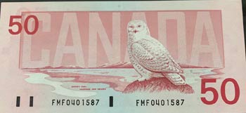 Canada, 50 Dollars, 1988, AUNC(+), ... 
