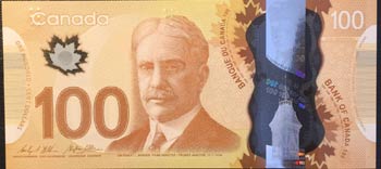Canada, 100 Dollars, 2011, UNC, ... 