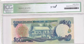 Cayman Islands, 50 Dollars, 2001, ... 