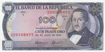 Colombia, 100 Pesos, 1984, UNC, ... 