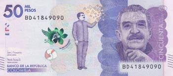 Colombia, 50.000 Pesos, 2018, UNC, ... 