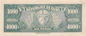 Cuba, 1.000 Pesos, 1950, UNC(-), ... 