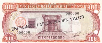 Dominican Republic, 100 Pesos Oro, ... 