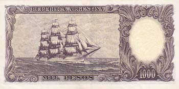 Argentina, 1.000 Pesos, 1954/1964, ... 