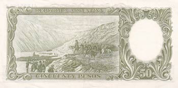 Argentina, 50 Pesos, 1968/1969, ... 