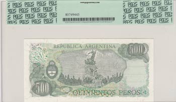 Argentina, 500 Pesos, 1977/1982, ... 