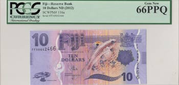 Fiji, 10 Dollars, 2012, UNC, p116a