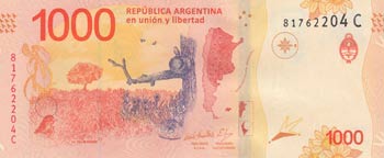 Argentina, 1.000 Pesos, 2017, UNC, ... 