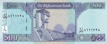 Afghanistan, 500 Afghanis, 2017, ... 