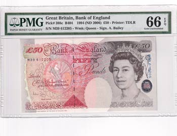 Great Britain, 50 Pounds, 1994, ... 