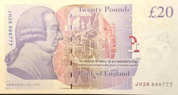 Great Britain, 20 Pounds, 2012, ... 