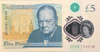 Great Britain, 5 Pounds, 2015, ... 