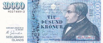 Iceland, 10.000 Kronur, 2001, UNC, ... 