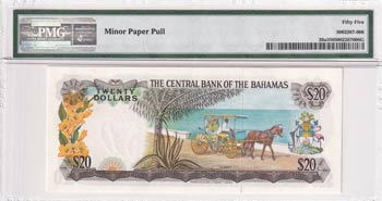 Bahamas, 20 Dollars, 1974, AUNC, ... 