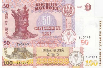 Moldova, 50-100 Leu, 2015, UNC, ... 