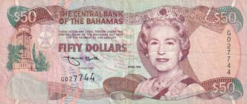 Bahamas, 50 Dollars, 1996, VF, ... 