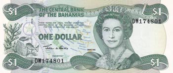 Bahamas, 1 Dollar, 2002, UNC, p70 ... 