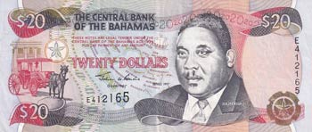 Bahamas, 20 Dollars, 1997, VF, p65 ... 
