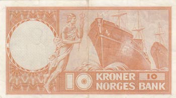 Norway, 10 Kroner, 1961, XF(-), ... 