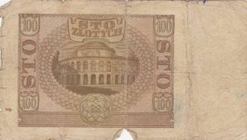 Poland, 100 Zlotych, 1940, FINE, ... 