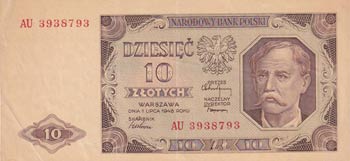 Poland, 10 Zlotych, 1948, XF(+), ... 