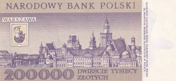 Poland, 200.000 Zlotych, 1989, ... 