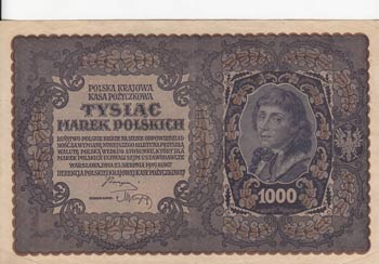 Poland, 1.000 Marek, 1919, XF(+), ... 