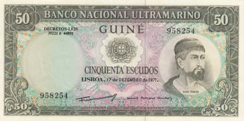 Portuguese Guinea, 50 Escudos, ... 