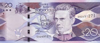 Barbados, 20 Dollars, 2017, UNC, ... 