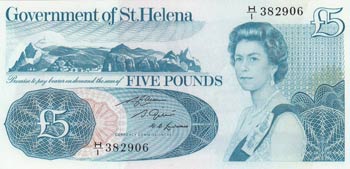 Saint Helena, 5 Pounds, 1981, UNC, ... 