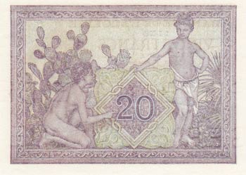 Algeria, 20 Francs, 1945, UNC, p92 ... 