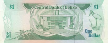 Belize, 1 Dollar, 1987, UNC, p46c  