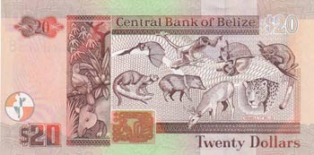 Belize, 20 Dollars, 2005, UNC, ... 