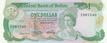 Belize, 1 Dollar, 1983, UNC, p43 ... 