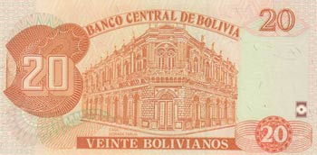 Bolivia, 20 Bolivianos, 2005, UNC, ... 