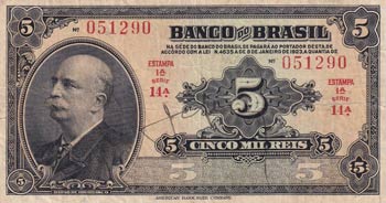 Brazil, 5 Mil Reis, 1923, VF, ... 