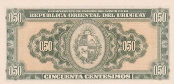 Uruguay, 0.50 Centesimos, 1939, ... 
