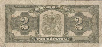 Canada, 2 Dollars, 1923, FINE, ... 